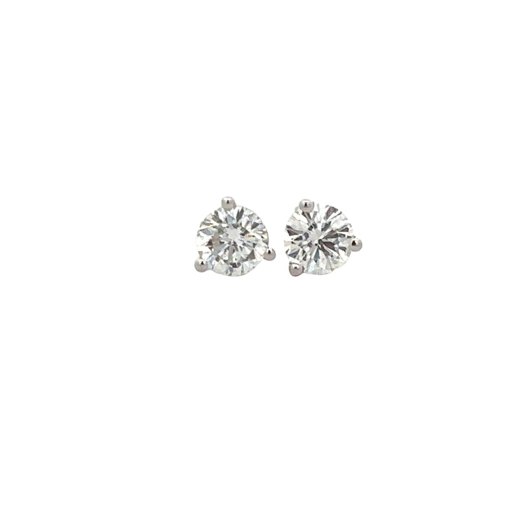 .68 CTW Diamond Stud Earrings in White Gold