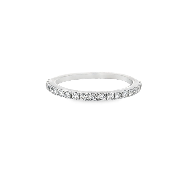 Diamond Wedding Band in White Gold