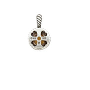 David Yurman Citrine and Diamond Pendant in Sterling Silver