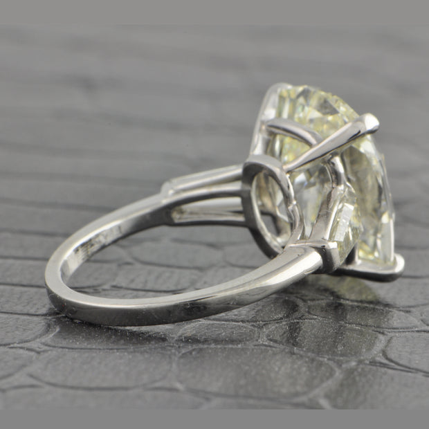 GIA 8.60 ct. Cushion Cut Diamond Engagement Ring  in Platinum