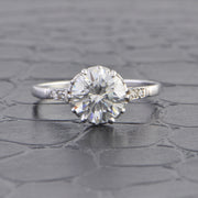 1.59 ct. I-VS1 Round Brilliant Cut Diamond Engaement Ring in Platinum