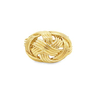 Woven Statement Band in 18k Yellow Gold