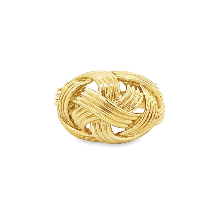 Woven Statement Band in 18k Yellow Gold