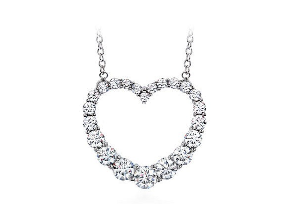 Hearts On Fire Diamond Heart Necklace
