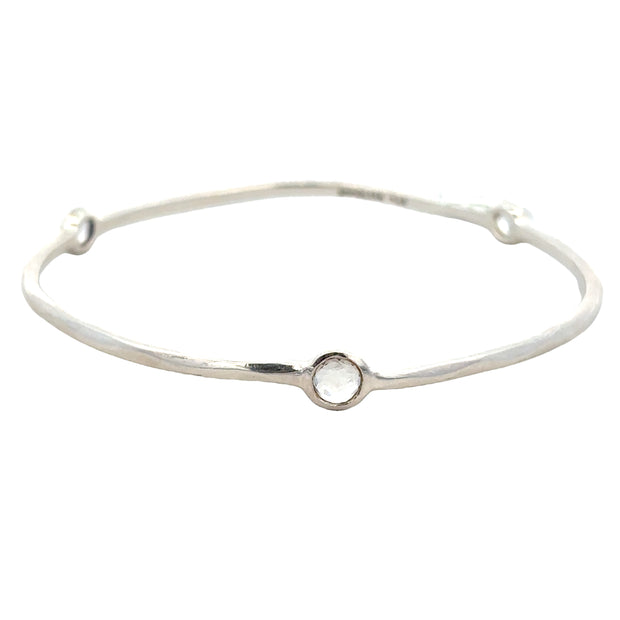 Ippolita Rock Crystal Bangle in Sterling Silver