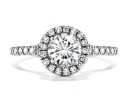 Hearts On Fire Transcend .73 ct. Perfectly Cut Diamond Engagement Ring in Platinum