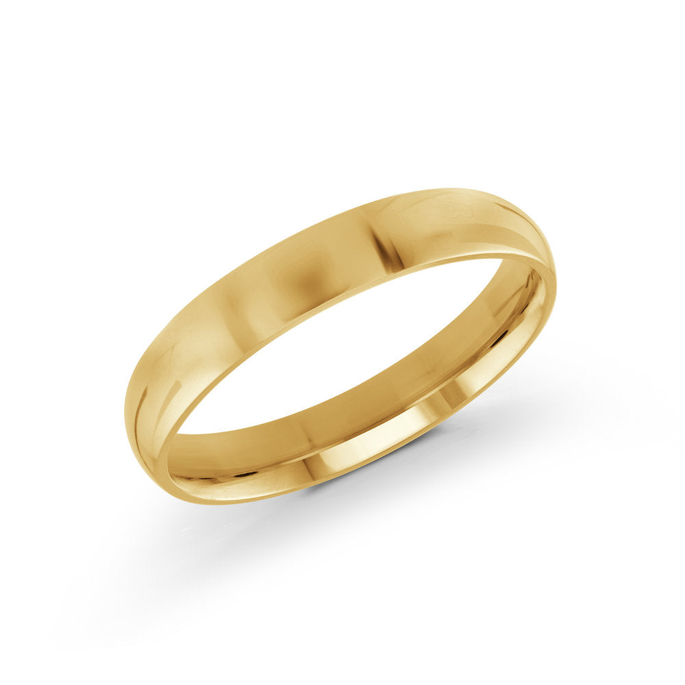 14k Yellow Gold Classic 4mm Wedding Band – Size 8