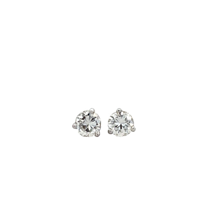 .52 CTW Diamond Stud Earrings in White Gold