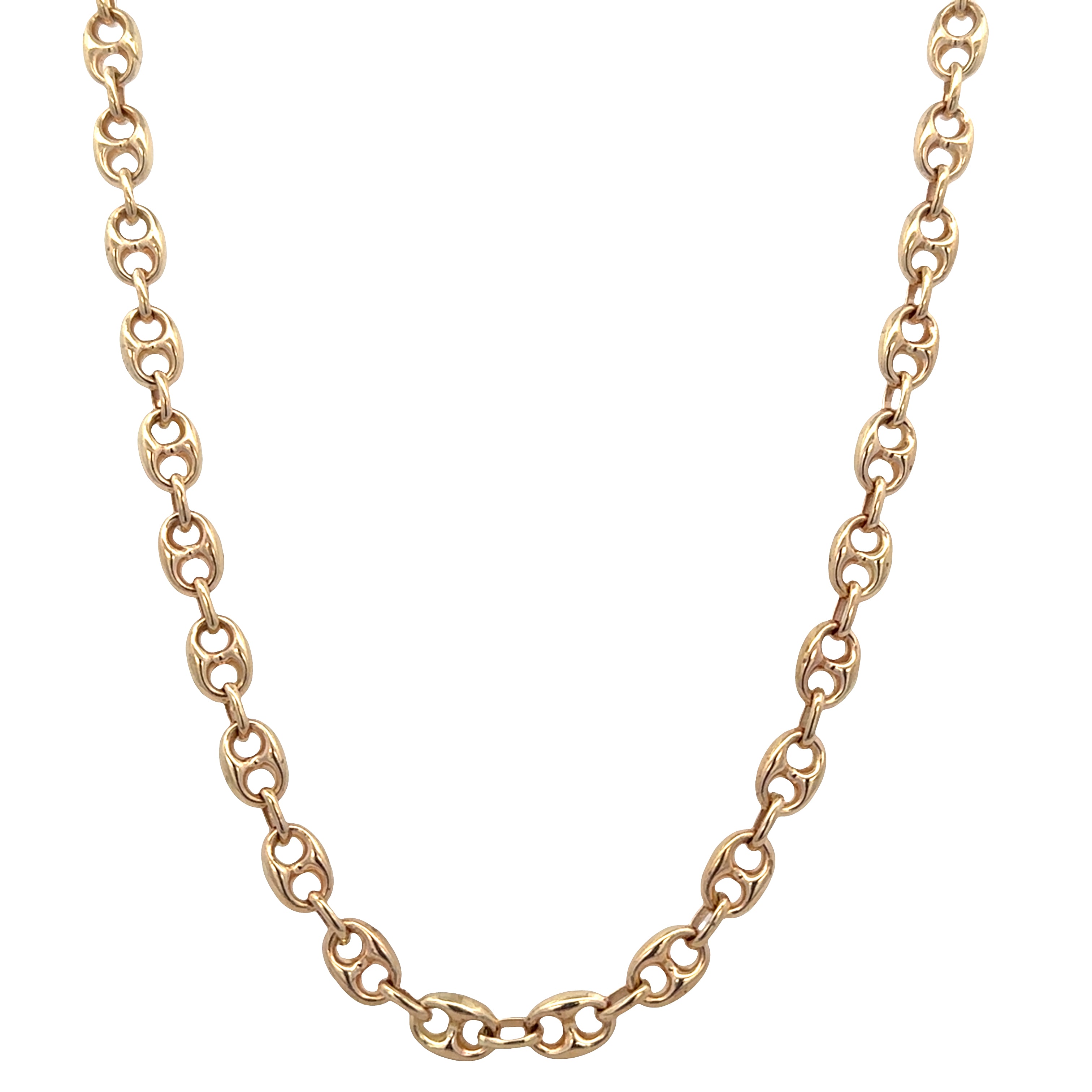 14k Yellow Gold Gucci / Mariner Link Chain Necklace – 18"