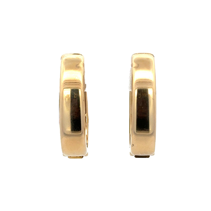 Designer Valentin Magro Clip Hoop Earrings in 18k Yellow Gold