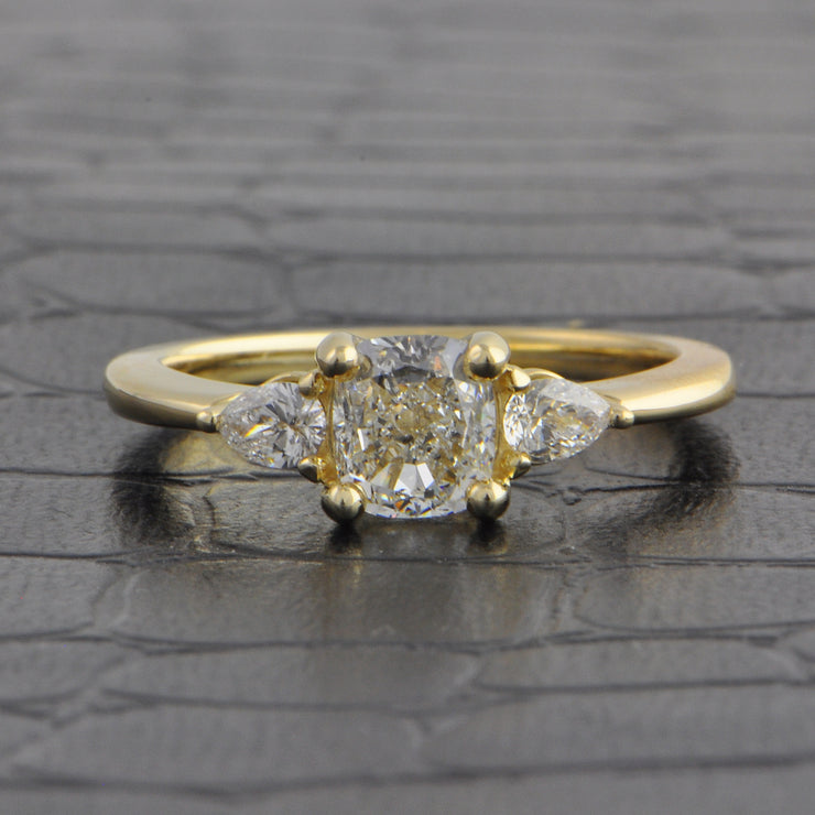 GIA 1.02 ct. Cushion Cut Diamond Engagement Ring