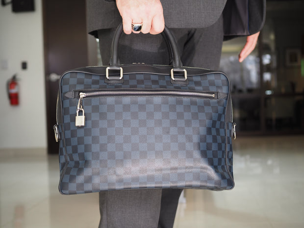 Louis Vuitton Damier Cobalt Porte Documents Briefcase